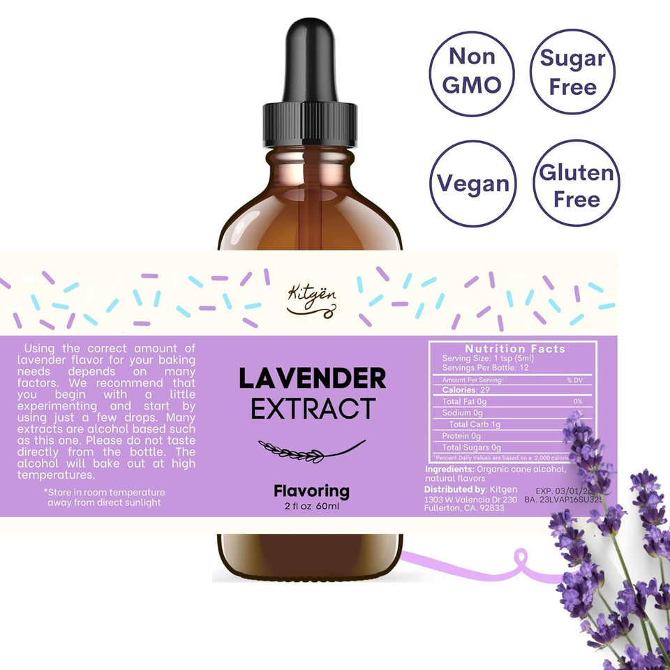 Lavender extract bottle